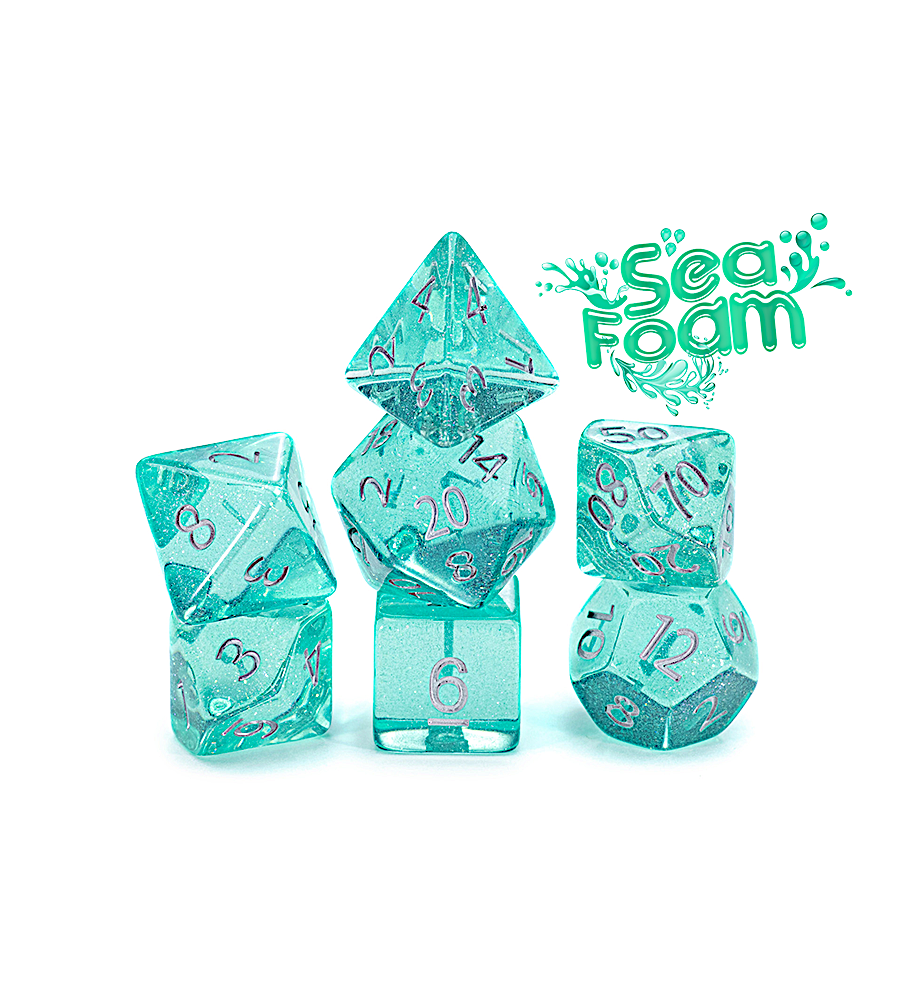 Holographic Dice - Sea Foam